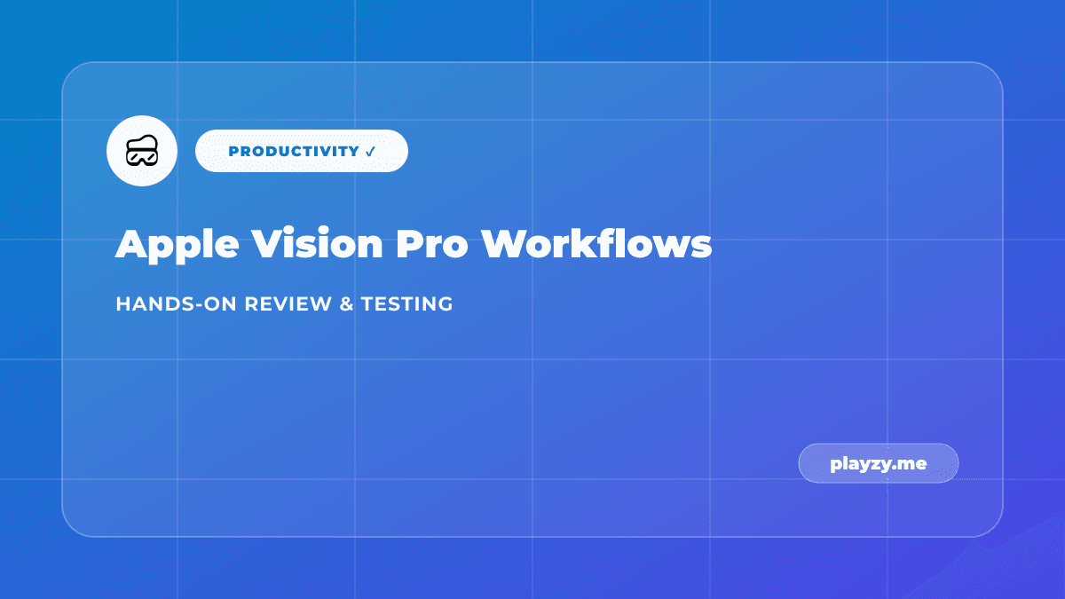 The Ultimate Apple Vision Pro Productivity Stack: 10 Spatial Computing Apps