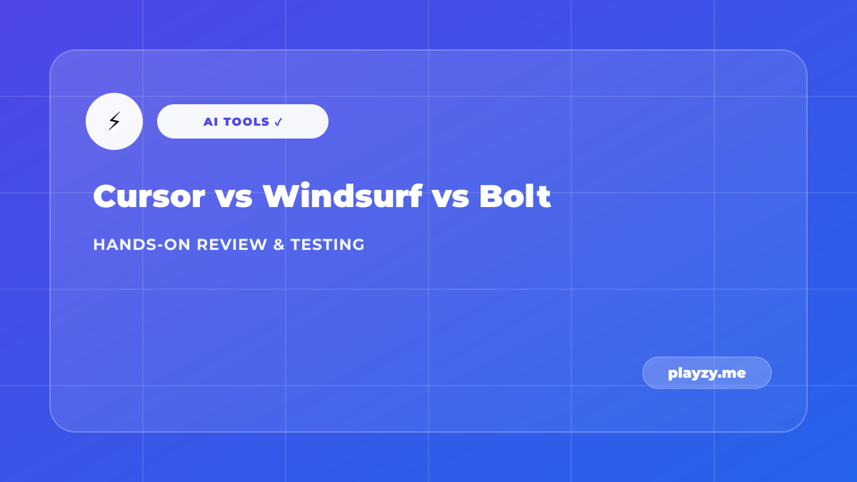 Cursor vs Windsurf vs Bolt.new: Battle of the Next-Gen AI Builders